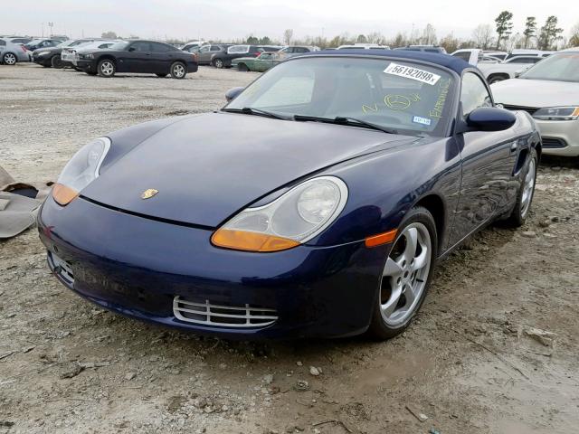 WP0CA29832U625065 - 2002 PORSCHE BOXSTER PURPLE photo 2