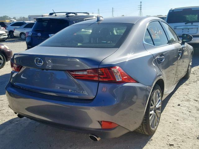 JTHBF1D20E5017401 - 2014 LEXUS IS 250 GRAY photo 4