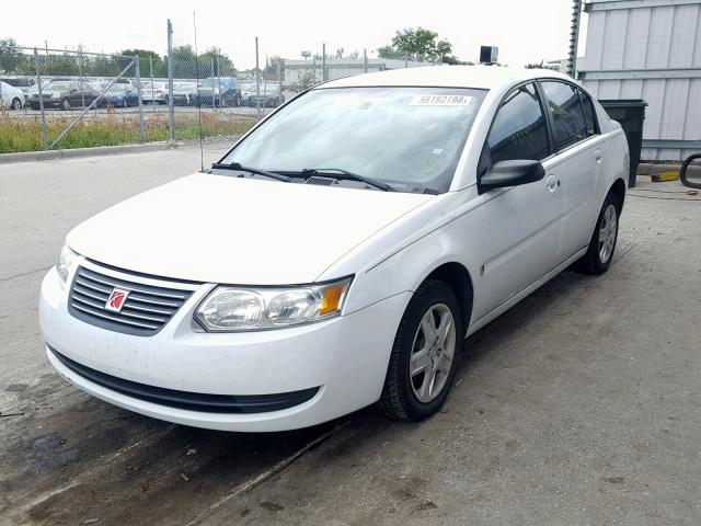 1G8AJ55F96Z194344 - 2006 SATURN ION LEVEL WHITE photo 2