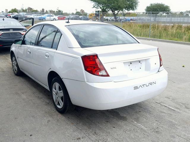 1G8AJ55F96Z194344 - 2006 SATURN ION LEVEL WHITE photo 3