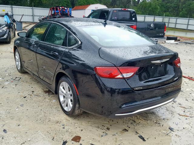 1C3CCCAB9GN192140 - 2016 CHRYSLER 200 LIMITE BLACK photo 3