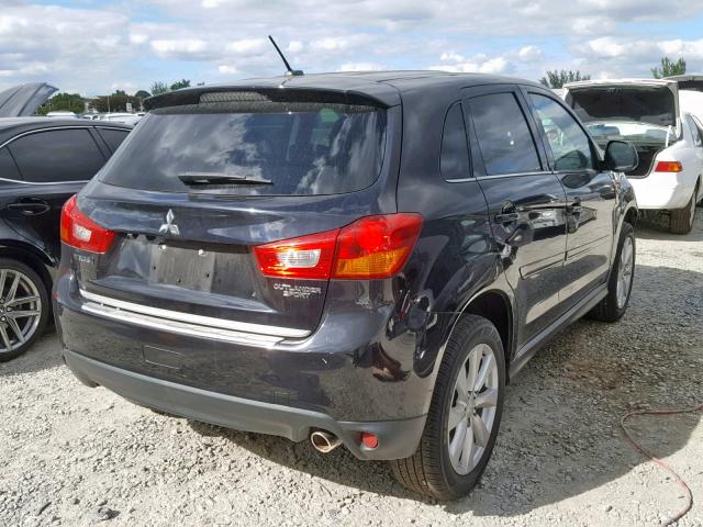 4A4AP4AU9FE019191 - 2015 MITSUBISHI OUTLANDER BLACK photo 4