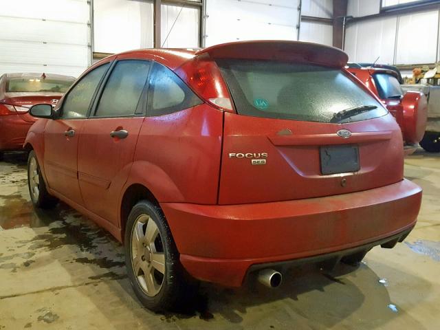 1FAFP37N67W317786 - 2007 FORD FOCUS ZX5 RED photo 3