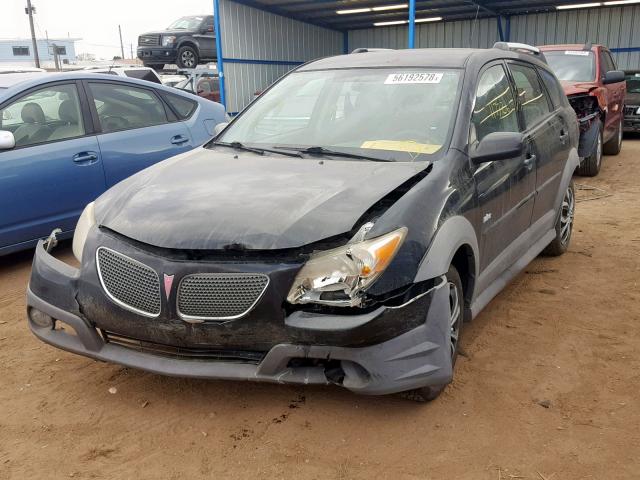 5Y2SL65836Z403718 - 2006 PONTIAC VIBE BLACK photo 2