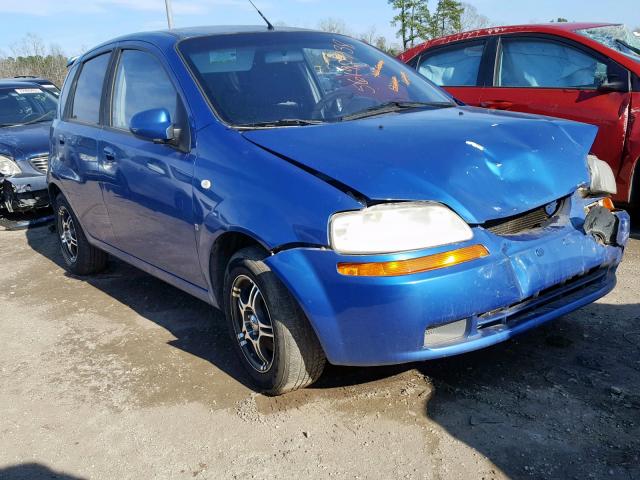 KL1TD66687B771828 - 2007 CHEVROLET AVEO BASE ლურჯი ფოტო 1