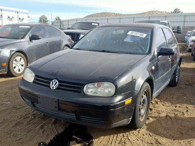 9BWFK61JX34010133 - 2003 VOLKSWAGEN GOLF GL BLACK photo 2