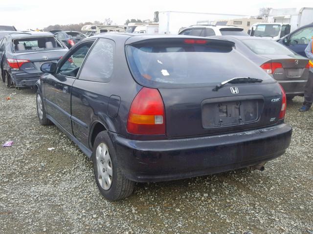 2HGEJ6449WH111378 - 1998 HONDA CIVIC DX GOLD photo 3