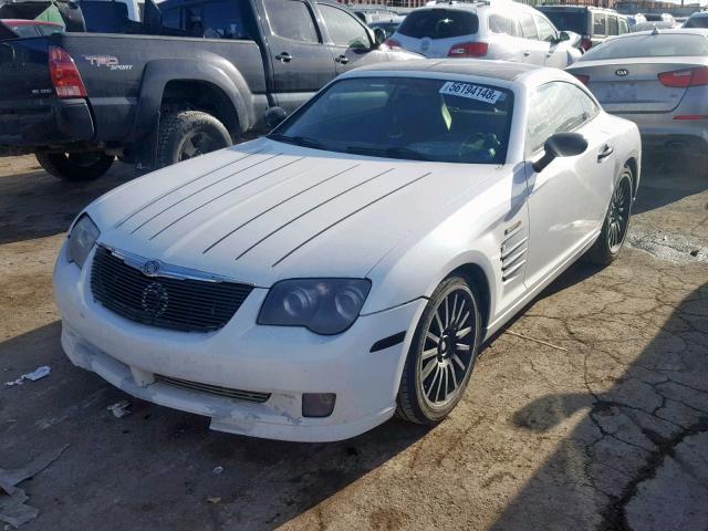 1C3AN79N15X036957 - 2005 CHRYSLER CROSSFIRE WHITE photo 2