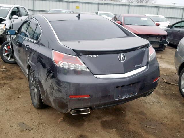 19UUA8F55CA018543 - 2012 ACURA TL GRAY photo 3