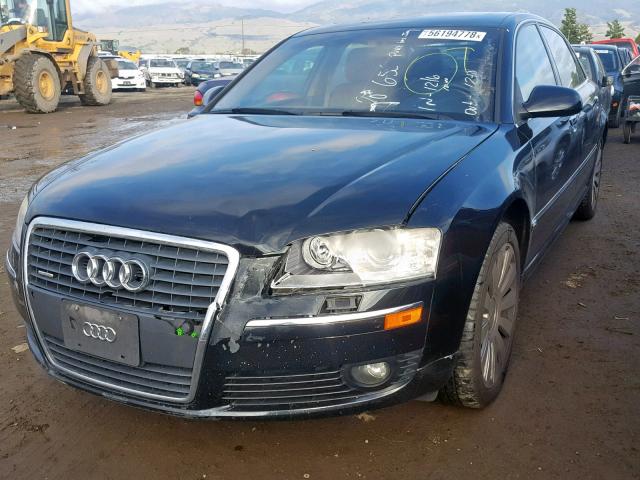 WAUMV44E47N024294 - 2007 AUDI A8 L QUATT BLACK photo 2