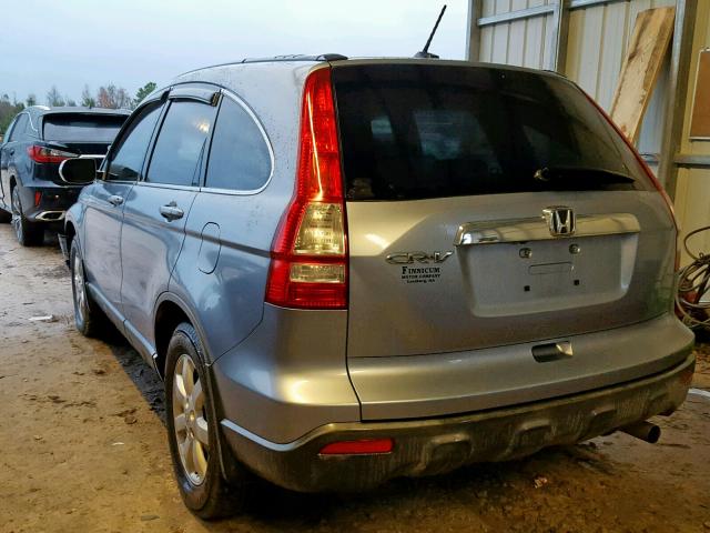 JHLRE38717C059713 - 2007 HONDA CR-V EXL BLUE photo 3