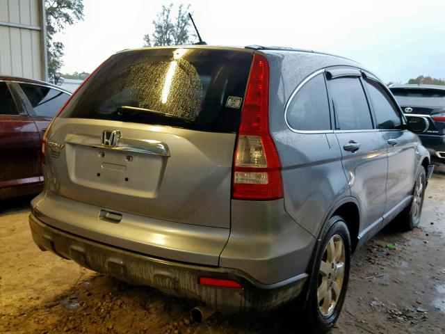 JHLRE38717C059713 - 2007 HONDA CR-V EXL BLUE photo 4