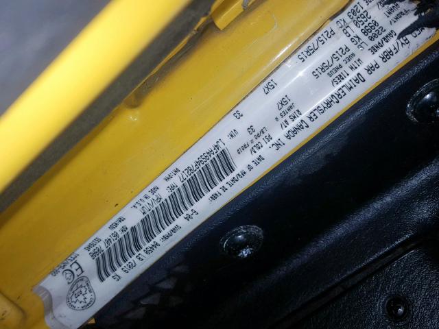 1J4FA49S94P782177 - 2004 JEEP WRANGLER / YELLOW photo 10