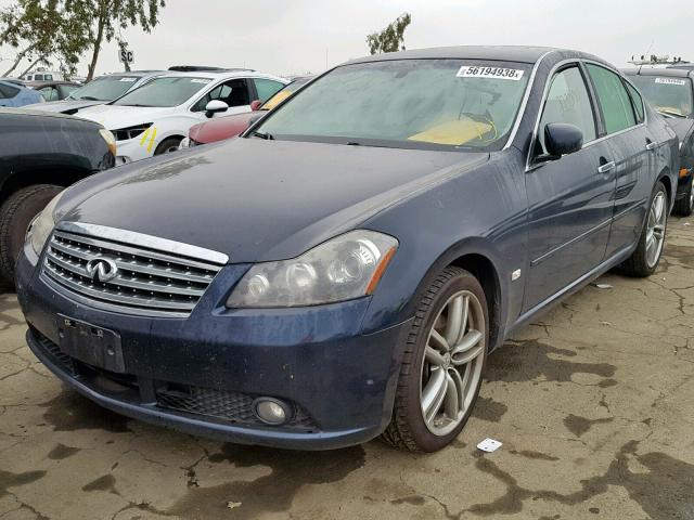 JNKAY01E27M307551 - 2007 INFINITI M35 BASE BLUE photo 2