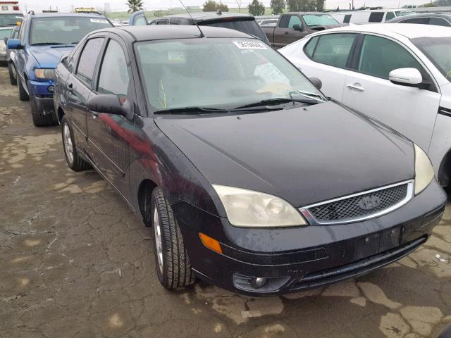 1FAFP34NX6W109090 - 2006 FORD FOCUS ZX4 BLACK photo 1