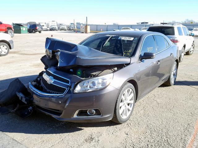 1G11E5SA1DF223362 - 2013 CHEVROLET MALIBU 2LT GRAY photo 2