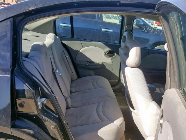 1G8AJ52F14Z186921 - 2004 SATURN ION LEVEL BLACK photo 6