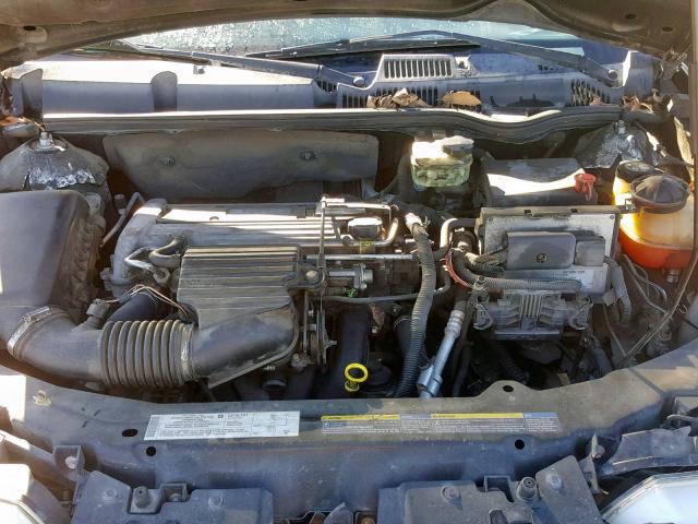 1G8AJ52F14Z186921 - 2004 SATURN ION LEVEL BLACK photo 7