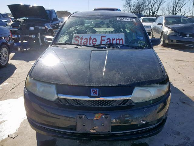 1G8AJ52F14Z186921 - 2004 SATURN ION LEVEL BLACK photo 9