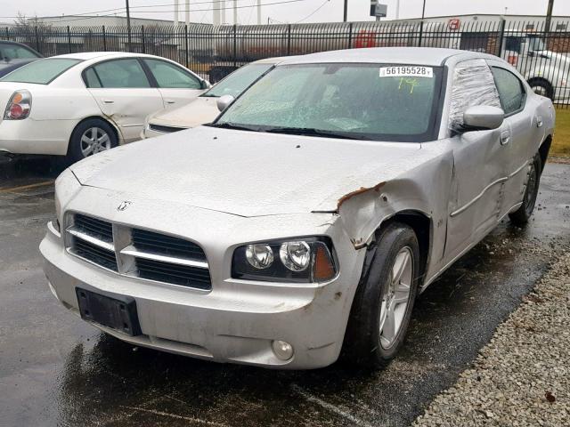 2B3CA3CV0AH242496 - 2010 DODGE CHARGER SX SILVER photo 2