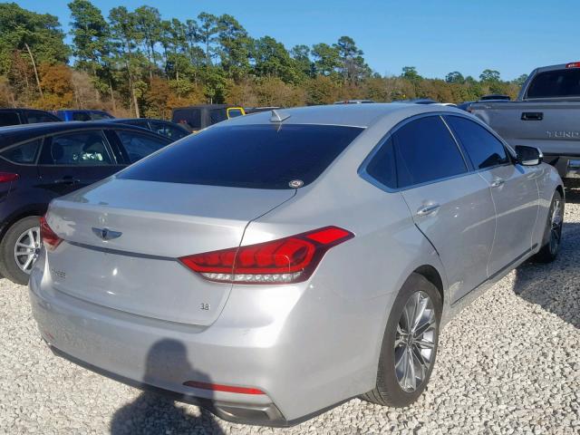 KMHGN4JE8GU132312 - 2016 HYUNDAI GENESIS 3. SILVER photo 4