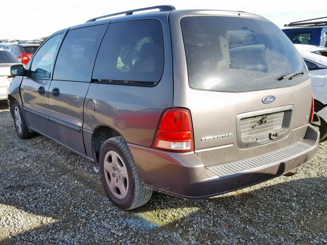 2FMZA51645BA69439 - 2005 FORD FREESTAR S GRAY photo 3