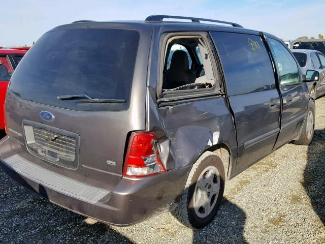 2FMZA51645BA69439 - 2005 FORD FREESTAR S GRAY photo 4