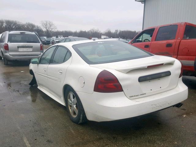 2G2WP552081137151 - 2008 PONTIAC GRAND PRIX WHITE photo 3