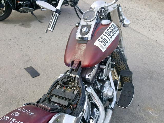 1HD1BWB315Y084460 - 2005 HARLEY-DAVIDSON FLSTCI MAROON photo 5