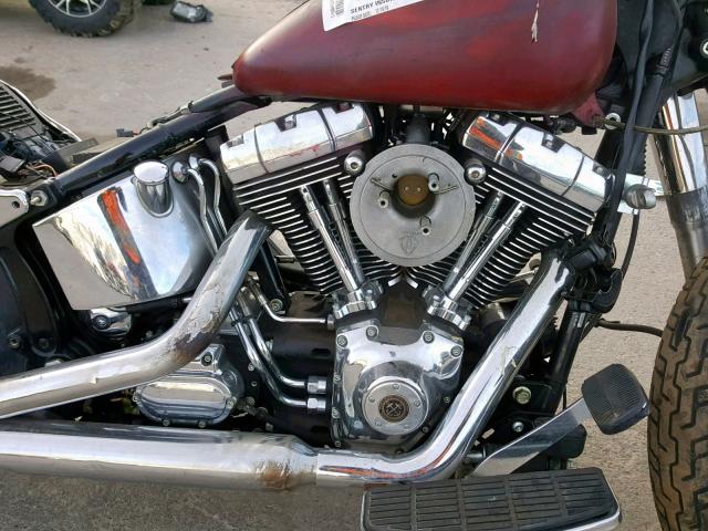 1HD1BWB315Y084460 - 2005 HARLEY-DAVIDSON FLSTCI MAROON photo 7