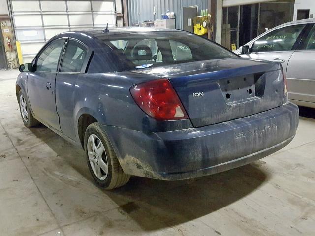 1G8AV15FX7Z118193 - 2007 SATURN ION LEVEL 蓝色 照片 3