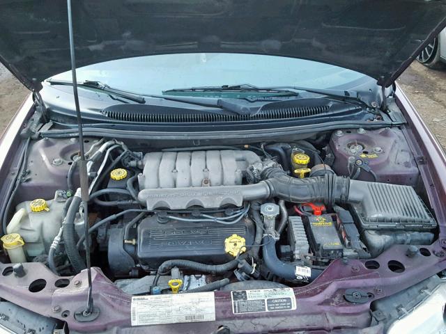 3C3EL55H0XT593871 - 1999 CHRYSLER SEBRING JX PURPLE photo 7