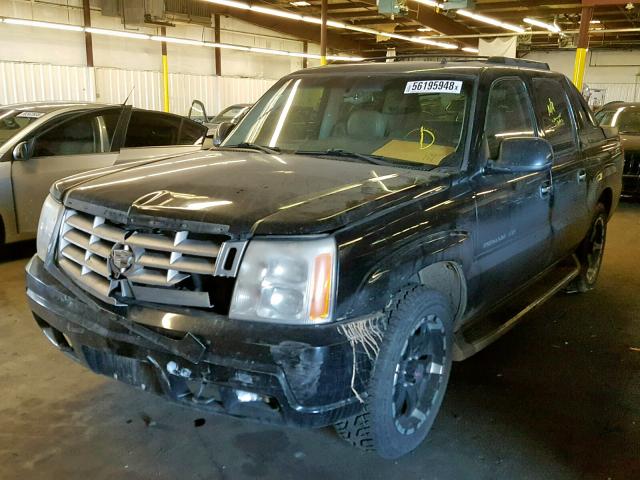 3GYEK63N62G219600 - 2002 CADILLAC ESCALADE E BLACK photo 2