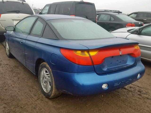 1G8ZY14731Z317615 - 2001 SATURN SC2 BLUE photo 3