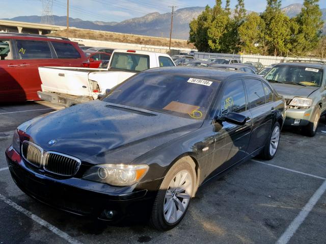 WBAHN83577DT69657 - 2007 BMW 750 BLACK photo 2