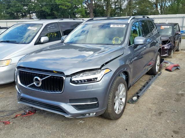 YV4A22PK4G1033294 - 2016 VOLVO XC90 T6 SILVER photo 2