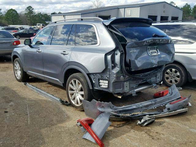 YV4A22PK4G1033294 - 2016 VOLVO XC90 T6 SILVER photo 3