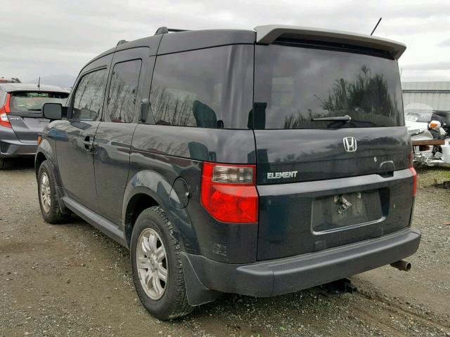 5J6YH28716L017576 - 2006 HONDA ELEMENT EX BLACK photo 3