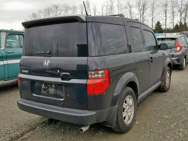 5J6YH28716L017576 - 2006 HONDA ELEMENT EX BLACK photo 4