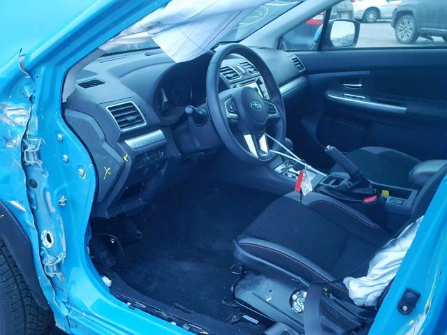 JF2GPABC9H8223269 - 2017 SUBARU CROSSTREK BLUE photo 9