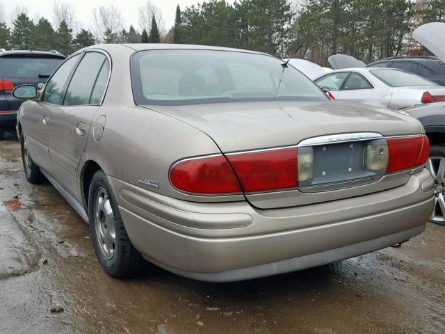 1G4HR54KX2U276601 - 2002 BUICK LESABRE LI TAN photo 3