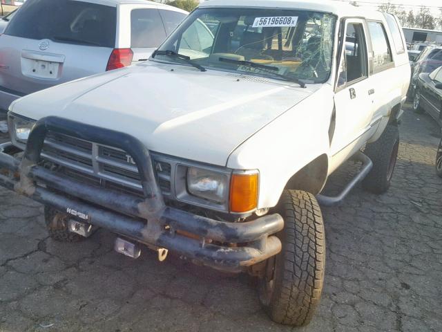 JT4RN62D5H0169972 - 1987 TOYOTA 4RUNNER RN WHITE photo 2