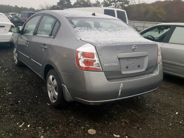 3N1AB61E18L625116 - 2008 NISSAN SENTRA 2.0 GRAY photo 3