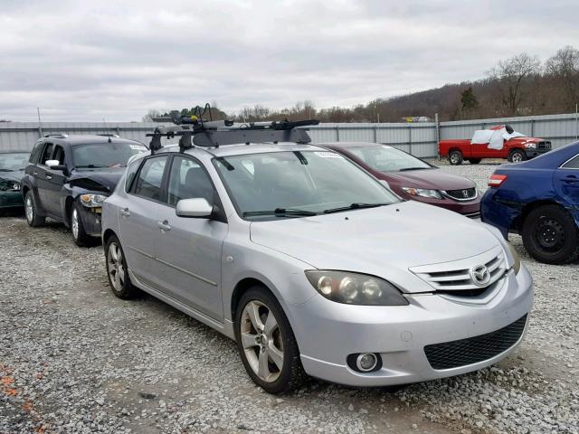 JM1BK143041123939 - 2004 MAZDA 3 HATCHBAC SILVER photo 1