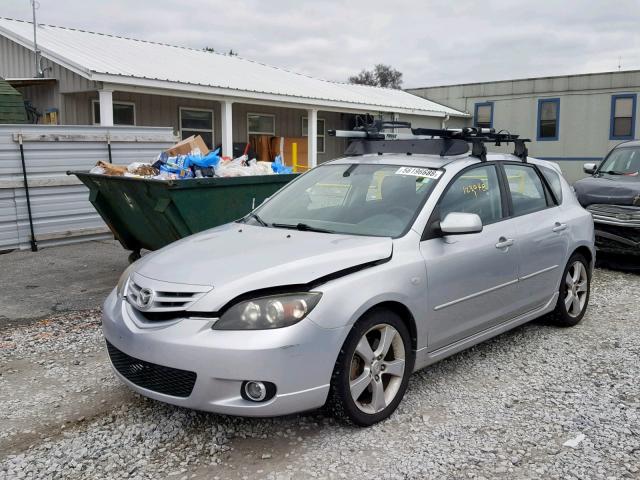 JM1BK143041123939 - 2004 MAZDA 3 HATCHBAC SILVER photo 2