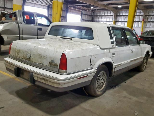 1C3XV66L3ND800722 - 1992 CHRYSLER NEW YORKER WHITE photo 4