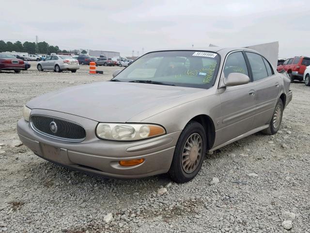 1G4HP54KX14139159 - 2001 BUICK LESABRE CU TAN photo 2