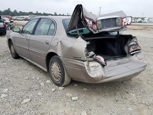 1G4HP54KX14139159 - 2001 BUICK LESABRE CU TAN photo 3