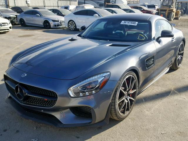 WDDYJ7JA6GA002720 - 2016 MERCEDES-BENZ AMG GT S GRAY photo 2