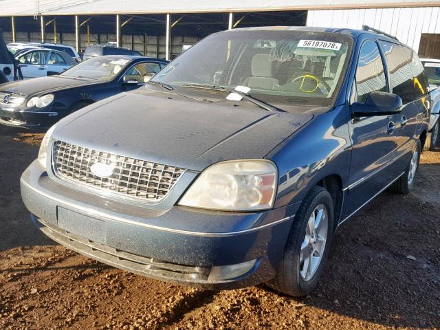 2FMZA52276BA28901 - 2006 FORD FREESTAR S BLUE photo 2